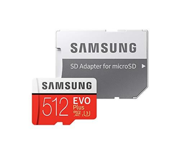 SAMSUNG EVO+ microSD 512GB 100MB/s + SD MB-MC512GA/EU - 485618 - zdjęcie 3